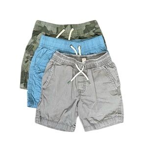 Kids Casual Shorts Set - Gray, Blue, Camouflage